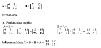 Maybe you would like to learn more about one of these? Matriks Jenis Determinan Dan Invers Tambah Pinter