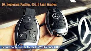 Refaire Double Cle De Mercedes W166 Annee 2013 Youtube