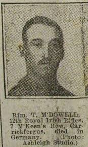 Carrickfergus Roll of Honour : 2014