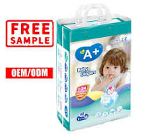 Free Sample OEM/ODM High Quality Huge Absorbent Disposable Baby Diaper