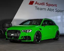 Abt Audi Rs3 The Color Viper Green Is Just Stunning Audi Rs3 Audi Bmw Sport
