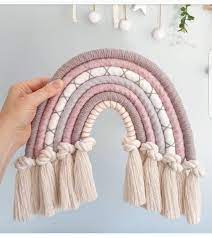 Pin By Fateme Mzf On Macrame Design Yarn Diy Macrame Patterns Rainbow Diy