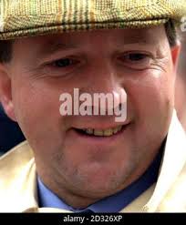 Racehorse Trainer Tim Easterby who celebrated his 40th birthday with a  winner. Bollin Eric and jockey Robert Winston (R) won the Ralph Raper  Prince of Wales Cup Nursery at Doncaster Races Stock