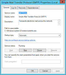 To use the smtp service of the iis, the following requirements must be complied with. Automatically Restart Smtp Windows Service