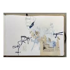 The snowstorm is passing to the south of us, I finally filed my late sales  tax, the dogs are sleeping, it's time for lunch #paintedjournal #prose  #glimmer #winterdays #icecrystals #hibernation