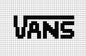 Vans Pixel Art Pixel Art Pixel Art Grid Minecraft Pixel Art
