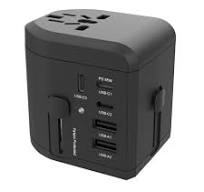65W PDユニバーサル旅行アダプター、US/UK/EU/AUプラグ付きGaN ...