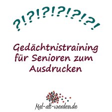 We did not find results for: Gedachtnistraining Fur Senioren Zum Ausdrucken Unsere 200 Besten Ideen In Einer Liste
