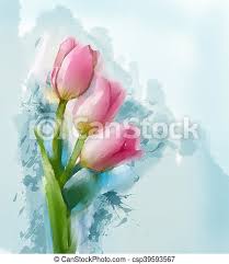 See more ideas about watercolor flowers, flower painting, watercolor paintings. Oil Painting Red Tulips Flowers Oil Painting Flower Mix Watercolor Techniques At Background Canstock