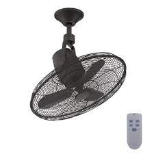 Force is exerted when a current carrying conductor is placed in a magnetic field, which makes the blades of the fan to rotate. Home Decorators Collection Bentley Iii 22 In Indoor Outdoor Natural Iron Oscillating Ceiling Fan With Remote Control Al14 22 Ni The Home Depot