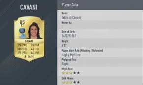 This is cavani's first special card in fifa 21 ultimate team. Paris Saint Germain Fifa 17 Spielerwerte