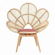 Wholesale Natural Rattan Peacock Flower Shaped Chairs With Cushion From M Alibaba Com Love Chair Rattan Chair Wicker Chair