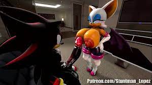 Shadow and rouge porn