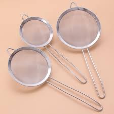 However, they can be a bit of a challenge to get really clean. Kitchen Strainer Multi Purpose Fine Mesh Oil Flour Colander Sifter Sieve Tool Kitchen Dining Bar Colanders Strainers Sifters