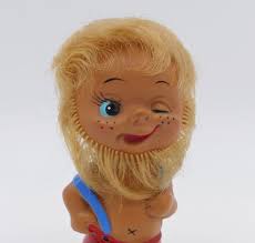 Vintage Vinyl Figurine Toy Modern Plastics Company Japan