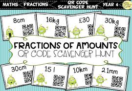 Maybe you would like to learn more about one of these? Fractions Of Amounts Qr Code Scavenger Hunt For Ks2 Maths Teachwire Teaching Resource