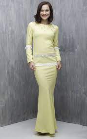 Penjelasan lengkap seputar gambar doraemon dan nobita. Emel X Aishah Sinclair Peronii Modern Baju Kurung With Fringe Yellow This Soft And Sweet Modern Baju Kurung Is The P Baju Kurung Lace Dresses Baju Kurung