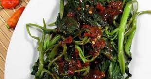 Rujak Kangkung Lauk Sayuran Resep Masakan Malaysia Resep Masakan