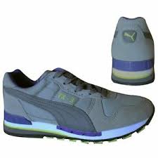 Купить мужские кроссовки (puma) производитель: Puma Tx 3 Mens Lace Up Mens Grey Purple Leather Textile Trainers 341044 43 B95c Ebay
