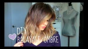 Ombre hair is a coloring effect in which the bottom portion of your hair looks lighter than the top portion. Diy Balayage Or Ombre At Home Youtube