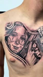 Casal Alto Instagram Rosto Da Tatuagem