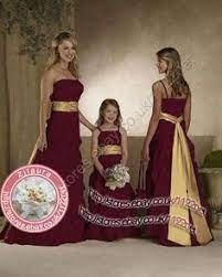 Burgundy And Gold Bridesmaids Google Search Burgundy Wedding Burgundy Flower Girl Dress Gold And Burgundy Wedding