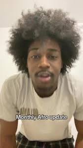 Black Dude with Tall Afro