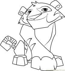 Playinglearning.com offers free printable coloring pages for kids, colouring printable, free printable pictures, clipart, line art and drawings. Animal Jam Lion Coloring Pages Coloring Printable B108 Attack