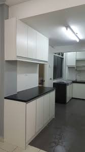 Lega hati bila dah siap renovate. Kabinet Dapur