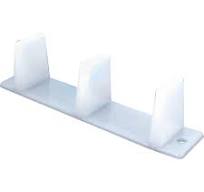 Prime-Line Sliding Closet Door Bottom Guide, 4-3/16 in., Plastic, White  (2-pack) N 6563 - The Home Depot