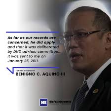 Former President Benigno Aquino III said that based