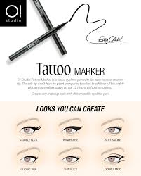How to apply eyeliner with pen. O Studio Tattoo Marker Eyeliner Pen Ikatehouse