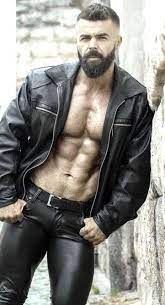 Pin On Leather Men