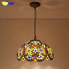 glass shade pendant light