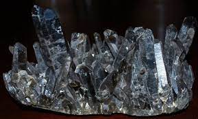 Large Tibetan Black Quartz Cluster Quartz Cluster Stones And Crystals Black Quartz