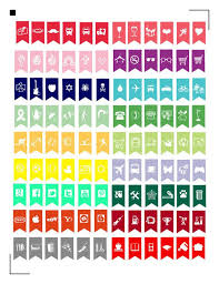 108 Small Customizable Icon Flag Reminder Event Stickers Great For Erin Condren Life Planners Filofax Or Other Planner Addicts Planner Pages Filofax Planners
