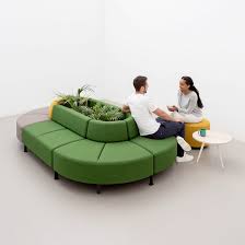 Two players can sit on the sofa and gain energy. Bend Sofa By Stone Designs For Actiu