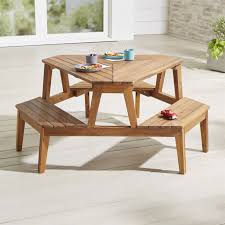 Shop Modern Kids Picnic Table Designed By Royce Nelson The Modern Kids Picnic Table Is A Crate And Kids Ex Kids Outdoor Furniture Kids Picnic Table Furniture