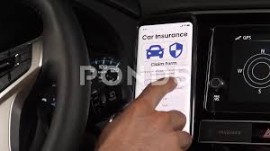 Download the pact car insurance app. Car Insurance App On A Smartphone Being Stock Video Pond5