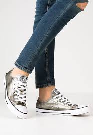 Chaussures Converse Chuck Taylor All Star Baskets Basses Metallic Herbal White Black Argent Sfr 90 00 Chez Zalando Au 13 11 16 Livraison Et Reto Zalando