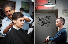 A buzz cut is any of a variety of short hairstyles usually designed with electric clippers. For Women Hairstyles At The Barbershop The New York Times