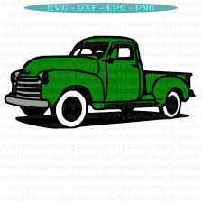 Truck Svg Old Truck Svg Antique Truck Svg Green Truck Svg Etsy Classic Chevy Trucks Classic Cars Chevy Old Pickup Trucks