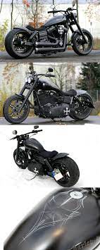 Thunderbike Dark Bob Customized Harley Davidson Street Bob Fxdb Harley Davidson Dyna Harley Davidson Street Harley Street Bob