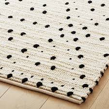 Black And White Striped Rug Png Orville Black Dot Rug Cb2 White Rug Living Room Rugs On Carpet Rugs