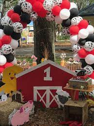 First of all, i set it up in the ikea flisat table and used the ikea trofast bins. Barnyard Friends Photo Prop Table Decoration Cow Pig Farm Birthday Party Event Other Party Supplies Home Garden Worldenergy Ae