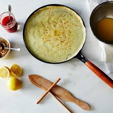 Staub Cast Iron 11 Crepe Pan With Spreader Spatula Cast Iron Crepe Pan Cookware Zwilling J A Henckels Shop Food52 Food 52 Crepe Pan Homemade Crepes