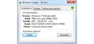 Windows Activator Loader Windows 7 Loader 3 1 By Daz Final Latest Windows Free Download Download
