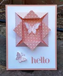 Folded cards make a wedding. Easy Folded Window Frame For Your Card Simple Cards Handmade Birthday Cards Cards Handmade