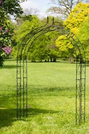 Rosenbogen 200cm Schwarz Mit Spitze Rosenbogen Bogen Rosenbogen Metall