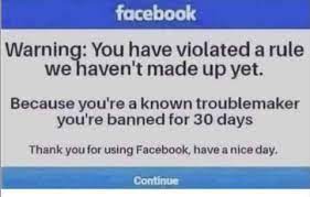 Our Favourite Banned Facebook Memes - The Inappropriate Gift Co
